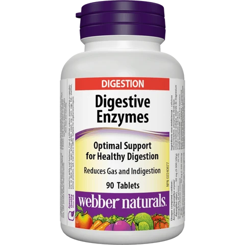 Webber Naturals Digestive Enzymes 90 tbl