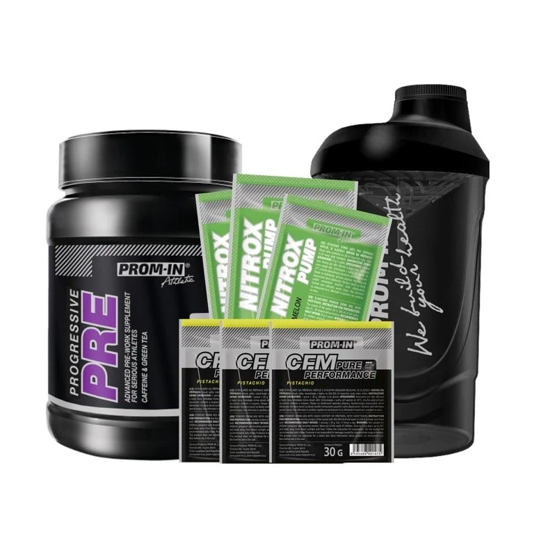 Special Offer Prom-In Progressive PRE 750 g + FREE Shaker 600 ml + 6x sample