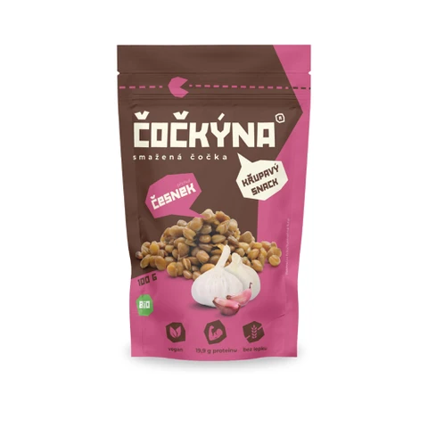 Fried lentils Bio 100 g garlic