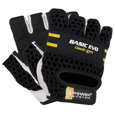 Gloves Basic Evo black and yellow S