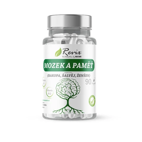 Revix Mozek a Paměť - Bakopa, Šalvej, Ženšen 90 cps