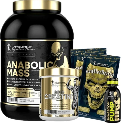 AKCE Kevin Levrone Levrone Mass 3000 g + Gold Creatine + ZDARMA 3x vzorek