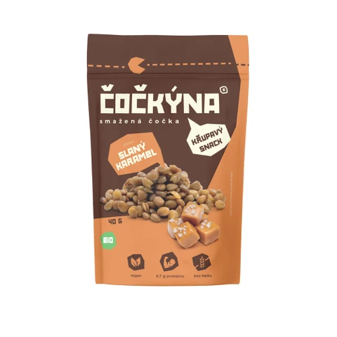Lentils Fried Lentils Organic 40 g salty caramel