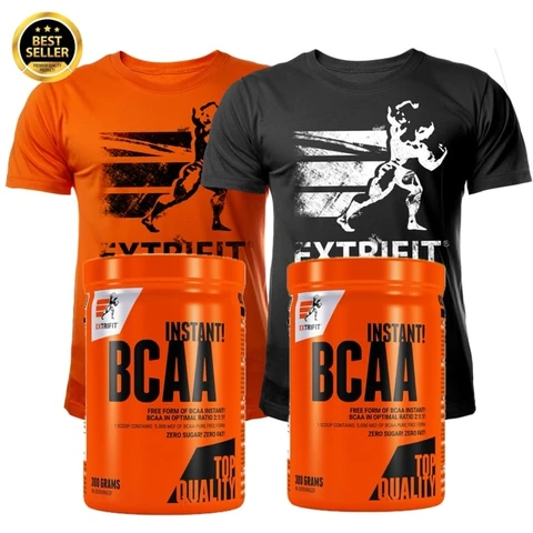 Special Offer 1+1 Extrifit BCAA Instant 300 g + FREE T-Shirt Extrifit