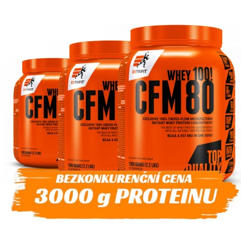 AKCE 2+1 Extrifit CFM Instant Whey 80 1000 g