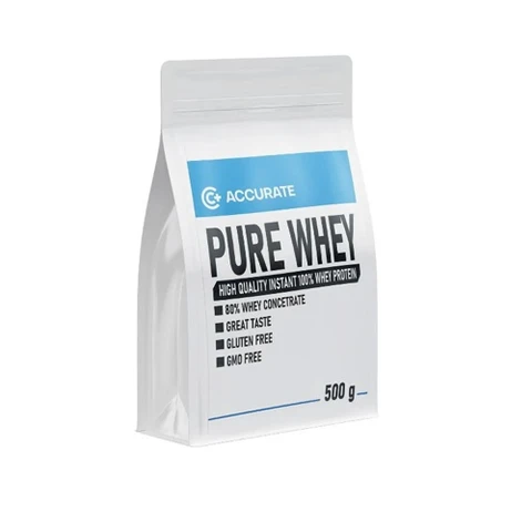 Accurate+ Pure Whey 500 g white chocolate with strawberry pieces