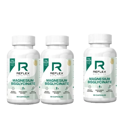 Special Offer 2+1 FREE Reflex Magnesium Bisglycinate 90 cps