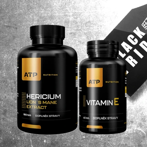 Special Offer ATP Nutrition Hericium Lion´s Extract 180 tob + FREE Vitamin E 60 tob