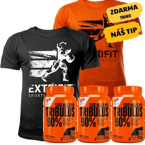 AKCE 2+1 ZDARMA Extrifit Tribulus 90 % Terrestris 100 cps +Triko Extrifit