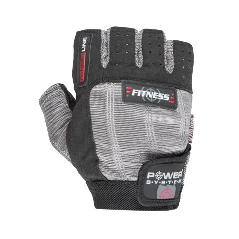 Fitness gloves black grey L