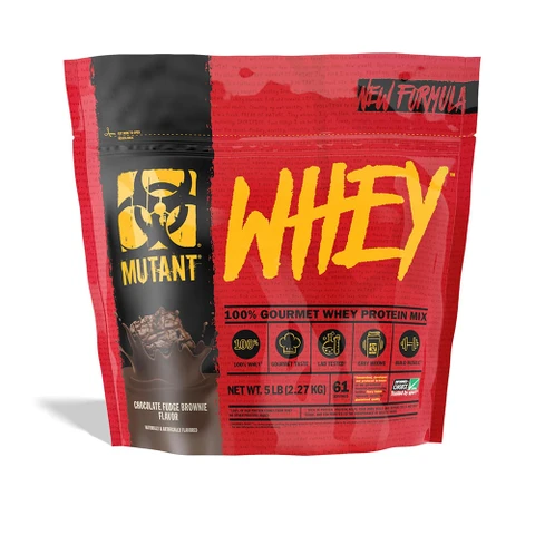 Mutant® Whey 100% Gourmet Protein 2270 g chocolate fudge brownie
