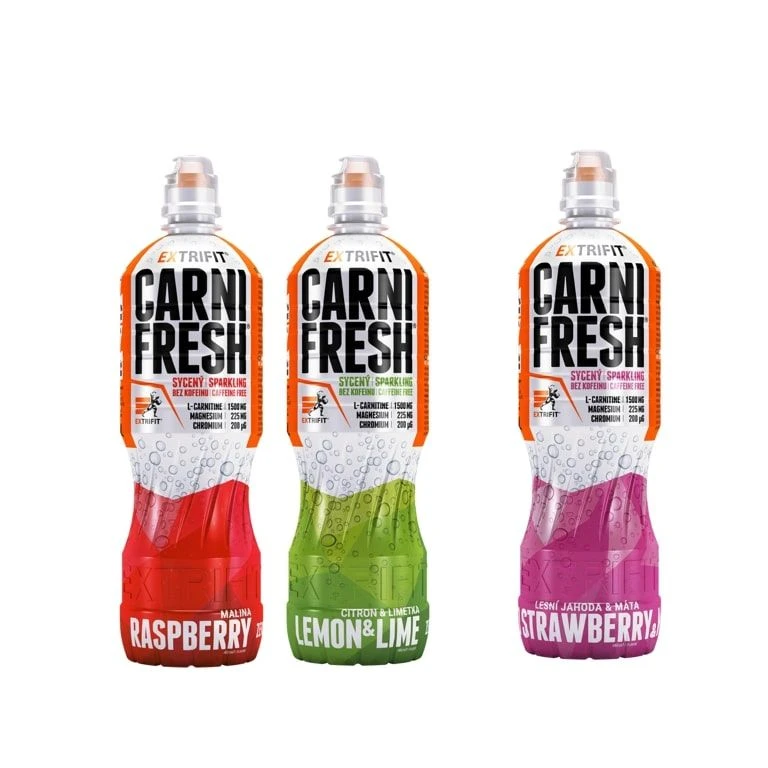 Special Offer 2+1 FREE Extrifit Carnifresh Sparkling Caffeine free 850 ml