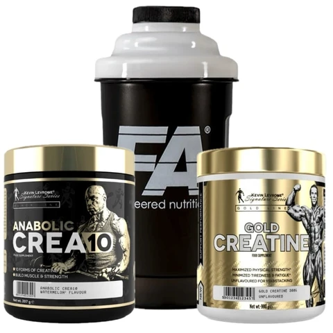 Special Offer Kevin Levrone Crea-10 207 g + Gold Creatine 300 g + FREE Shaker 600 ml