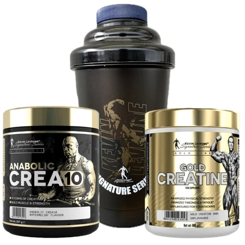 Special Offer Kevin Levrone Crea 10 207 g + Gold Creatine 300 g + FREE Shaker 600 ml