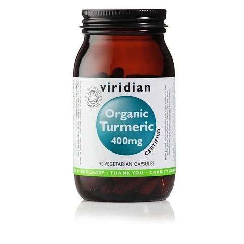 Viridian Organic Turmeric 400 mg 90 cps