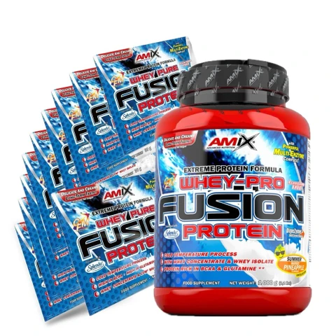 AKCE Amix Whey-Pro FUSION 1000 g + ZDARMA 10x vzorek