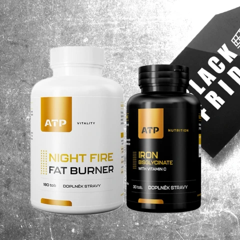Special Offer ATP Vitality Night Fire Fat Burner 180 tob + FREE Iron Bisglycinate 30 tob