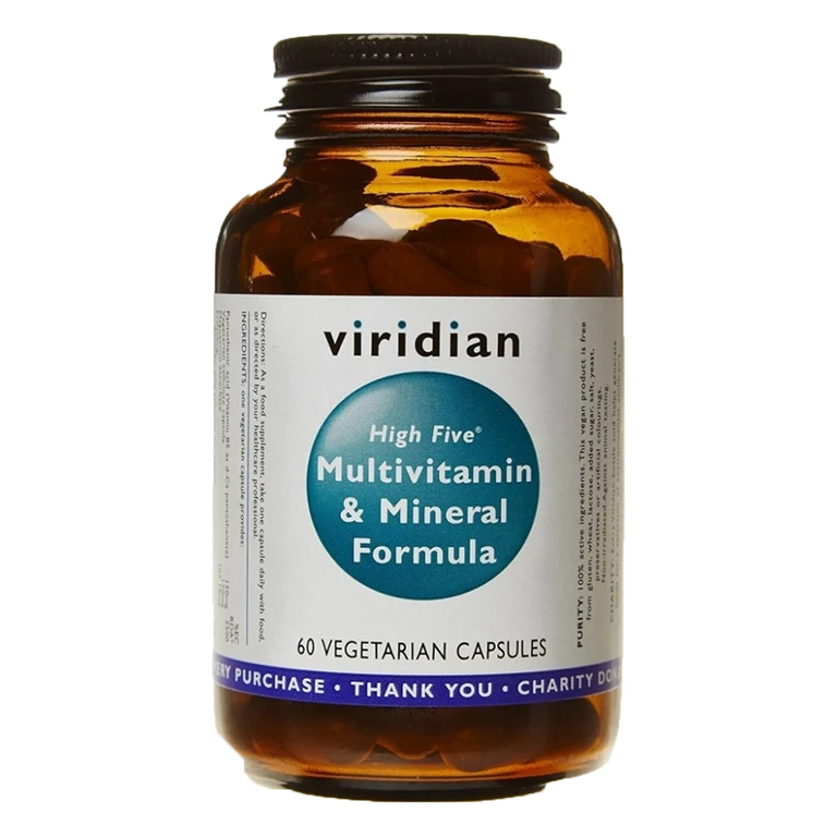 Viridian High Five Multivitamin Mineral Formula 60 cps