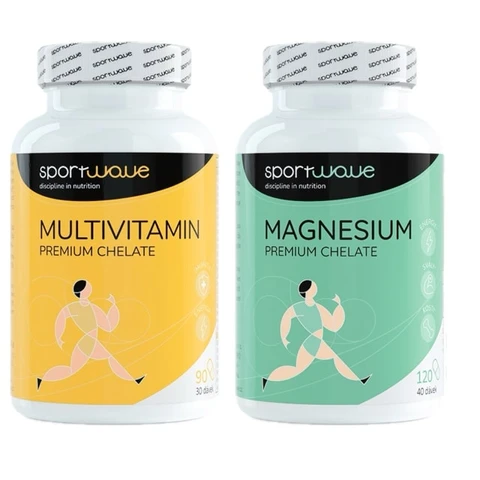 Special Offer SportWave® Multivitamin Premium Chelate 90 cps + Magnesium Chelate 120 cps